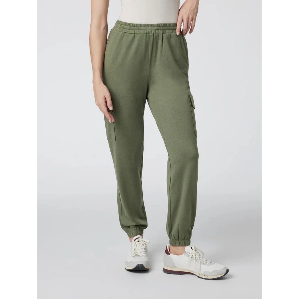 Vuori Boyfriend Cargo Jogger Pants Women XL Pistachio Green Recycled Polyester